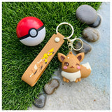 3D PVC Figure Keychain - Pokemon - Eevee Winking Face