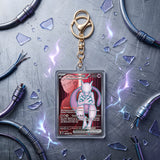 Card Keychain - Pokémon - Team Rocket's Mewtwo ex Special Illustration Rare