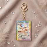 Card Keychain - Pokémon - Eevee ex Tera Type Secret Rare Full Art