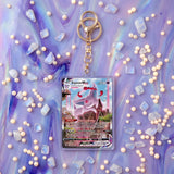 Card Keychain - Pokémon - Espeon VMAX Alternate Art (AA)