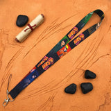 Lanyard - Naruto - Logo Character Portraits Black Lanyard