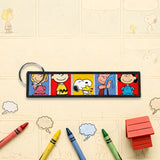 Embroidery Keychain - Peanuts - Charlie Brown, Snoopy & Friends Panels (Multi-Color)