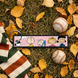 Embroidery Keychain - Peanuts - Snoopy, Charlie Brown & Friends (Pink)