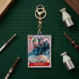 Card Keychain - One Piece - Roronoa Zoro Character Foil, Alt Art OP06-037