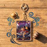 Card Keychain - One Piece - Monkey.D.Luffy Character Secret Rare, alt art, foil OP09-119
