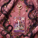 Card Keychain - One Piece - Donquixote Doflamingo Character Alt Art / Parallel Art