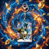 Card Keychain - Dragon Ball - Vegeto Character foil, Super Rare Parallel FB02-133