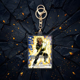Card Keychain - Dragon Ball - Son Gohan : Adolescence Character foil, Super Rare (SR+) FB03-039