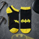 Socks - DC Comics - Batman Logo Black Yellow Ankle Socks (1 Pair)