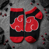 Socks - Naruto - Akatsuki Cloud Red Black Ankle Socks (1 Pair)