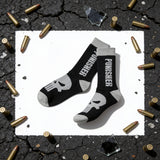 Socks - Marvel - Punisher Skull Logo Black Text Crew Socks (1 Pair)