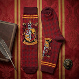 Socks - Harry Potter - Gryffindor Crest Argyle Red Crew Socks (1 Pair)