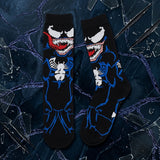 Socks - Marvel - Venom Face Blue Outline Crew Socks (1 Pair)