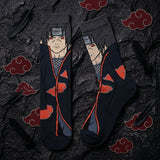 Socks - Naruto - Itachi Uchiha Akatsuki Cloak Crew Socks (1 Pair)