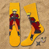 Socks - Naruto - Naruto Uzumaki Standing Yellow Crew Socks (1 Pair)