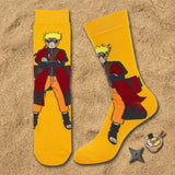 Socks - Naruto - Naruto Uzumaki Standing Yellow Crew Socks (1 Pair)
