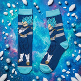 Socks - Dragon Ball - Vegeta Super Saiyan Blue Pose Crew Socks (1 Pair)