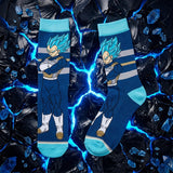 Socks - Dragon Ball - Vegeta Super Saiyan Blue Pose Crew Socks (1 Pair)