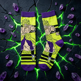 Socks - Dragon Ball - Broly Dynamic Pose Green Crew Socks (1 Pair)