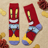 Socks - SpongeBob - Mr. Krabs Red Body Crew Socks (1 Pair)