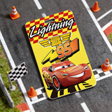 ID Card Badge Holder - Cars - Lightning McQueen race car