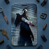 ID Card Badge Holder - Halloween - Michael Myers holding knife