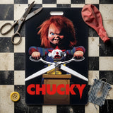 ID Card Badge Holder - Horror - Chucky with scissors and clown