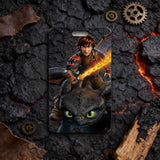 ID Card Badge Holder - How to Train Your Dragon - Hiccup riding Toothless