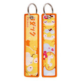 Embroidery Keychain - Pokémon - Psyduck (Cute Poses, Name Logo)
