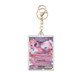 Card Keychain - Pokémon - Mew ex full art, galactic background