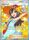 Card Keychain - Pokémon - Sightseer Supporter Full Art, Secret Rare
