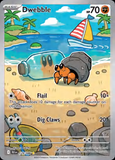 Card Keychain - Pokémon - Dwebble basic Secret Rare / Alternate Art