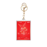 Card Keychain - Pokémon - Victini basic Distinctive red striped foil art