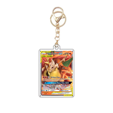 Card Keychain - Pokémon - Charizard & Braixen Tag Team GX Full Art #128