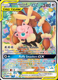 Card Keychain - Pokémon - MegaLopunny & Jigglypuff Tag Team GX Full Art