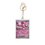 Card Keychain - Pokémon - Team Rocket's Mewtwo ex Full Art with Giovanni