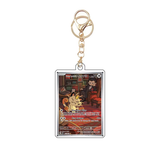 Card Keychain - Pokémon - Team Rocket's Meowth basic Special Illustration Rare (SIR)