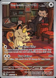 Card Keychain - Pokémon - Team Rocket's Meowth basic Special Illustration Rare (SIR)