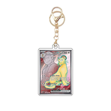 Card Keychain - Pokémon - Team Rocket's Persian ex Secret Rare, features Giovanni