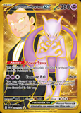 Card Keychain - Pokémon - Team Rocket's Mewtwo ex
