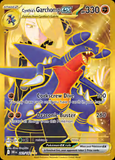 Card Keychain - Pokémon - Cynthia's Garchomp ex Gold Secret Rare
