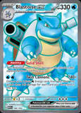 Card Keychain - Pokémon - Blastoise ex Secret Rare