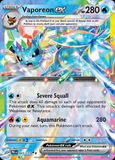 Card Keychain - Pokémon - Vaporeon ex Tera Type, full art, 023/131