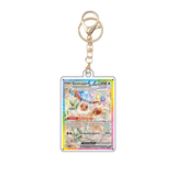 Card Keychain - Pokémon - Eevee ex Tera Type Secret Rare Full Art