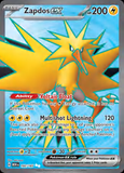 Card Keychain - Pokémon - Zapdos ex Secret Rare