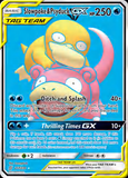Card Keychain - Pokémon - Slowpoke & Psyduck Tag Team GX Secret Rare 217/236 from Cosmic Eclipse