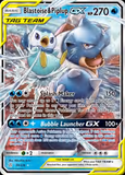 Card Keychain - Pokémon - Blastoise & Piplup Tag Team GX Full Art