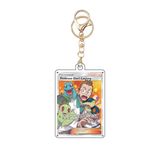 Card Keychain - Pokémon - Chikorita, Totodile & Cyndaquil Supporter Secret Rare Full Art