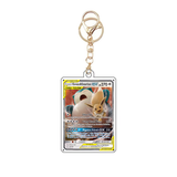 Card Keychain - Pokémon - Eevee & Snorlax Tag Team GX