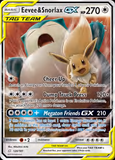 Card Keychain - Pokémon - Eevee & Snorlax Tag Team GX